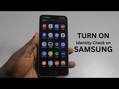 How to Turn On Identity Check on Samsung Phone