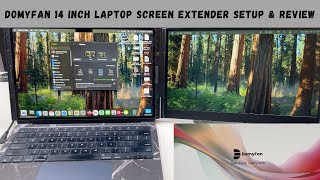 DoMyFan 14 Inch Laptop Screen Extender Setup & Review