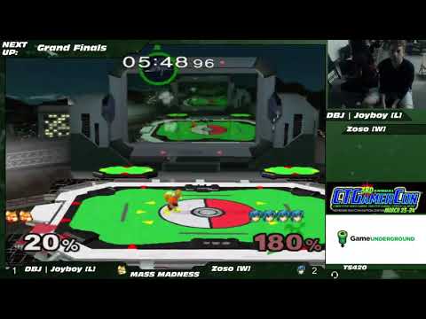 Mass Madness 22 SSBM - DBJ | Joyboy [L] (Fox) vs. Zoso (Marth) - Melee GF