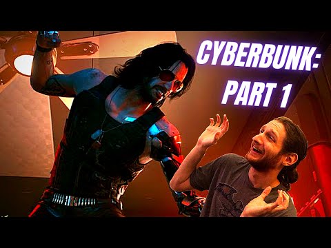 Cyberpunk 2077 Playthrough - PART 1! Thorough Nomad Prelude + Interlude! KEANU?
