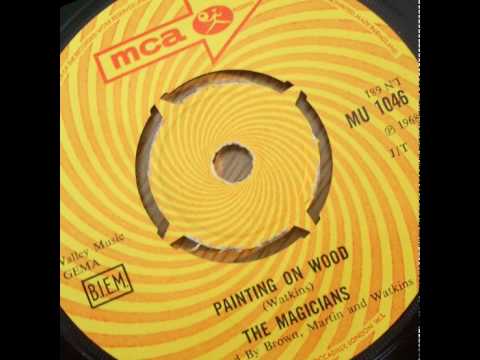 MAGICIANS - Painting on wood (uk 1968)