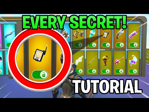 Fortnite 1v1 With Every Gun: ALL SECRET CODES & How To GET EVERY SECRET! (Full Guide)