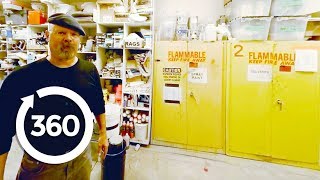 Take a VR Tour of the MythBusters M5 Warehouse (360 Video)