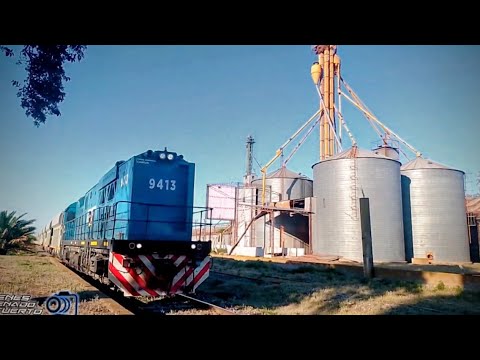 9413 haciendo su paso por San Eduardo con el piedrero vacio. #trenesargentinoscargas 