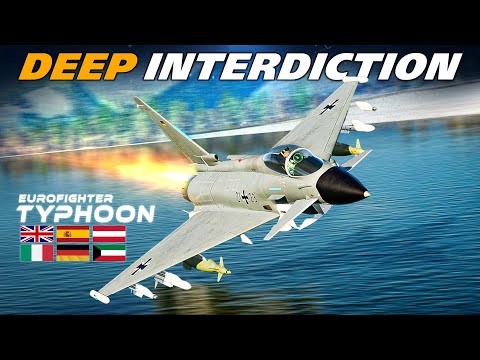 Behind Enemy Lines Eurofighter Typhoon Precision Strike On Su-57 | Digital Combat Simulator | DCS |
