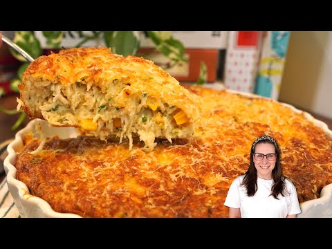 SEM FARINHA DE TRIGO, TORTA DE FRANGO PERFEITA E SUPER FÁCIL!