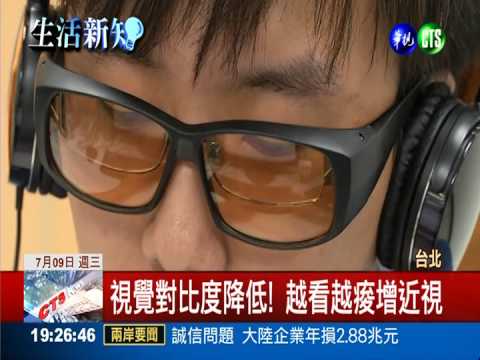 抗藍光眼鏡熱賣 當心越看越近視