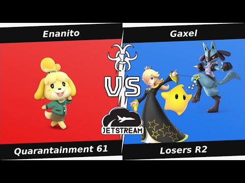 Quarantainment 61 Losers R2 - Enanito (Isabelle) Vs Gaxel (Rosalina, Lucario) - SSBU