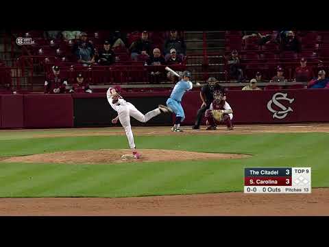 The Citadel Baseball vs South Carolina Highlights 3/20/18