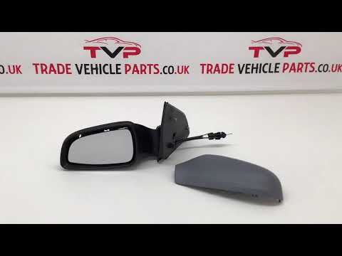 Fits Vauxhall Astra Estate 2004-2009 Door Wing Mirror Manual Primed Passenger Side video
