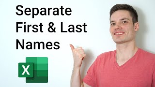 How to Separate Names in Excel