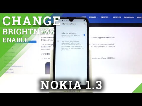 How to Enable Auto Brightness on NOKIA 1.3 – Use Adaptive Brightness