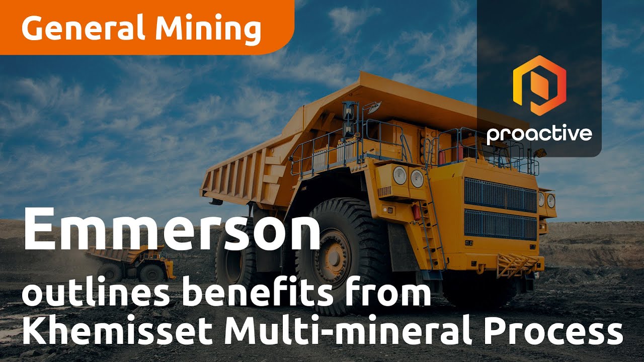 Emmerson outlines big environmental and financial benefits from Khemisset Multi-mineral Process