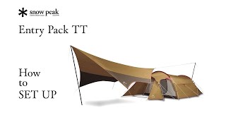 [Snow Peak Official] Entry Pack Tent & Tarp Set up