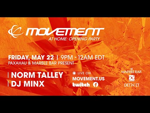 NORM TALLEY @ MARBLE BAR   MAY 22 2020   MOVEMENT DETROIT OPENING PARTY