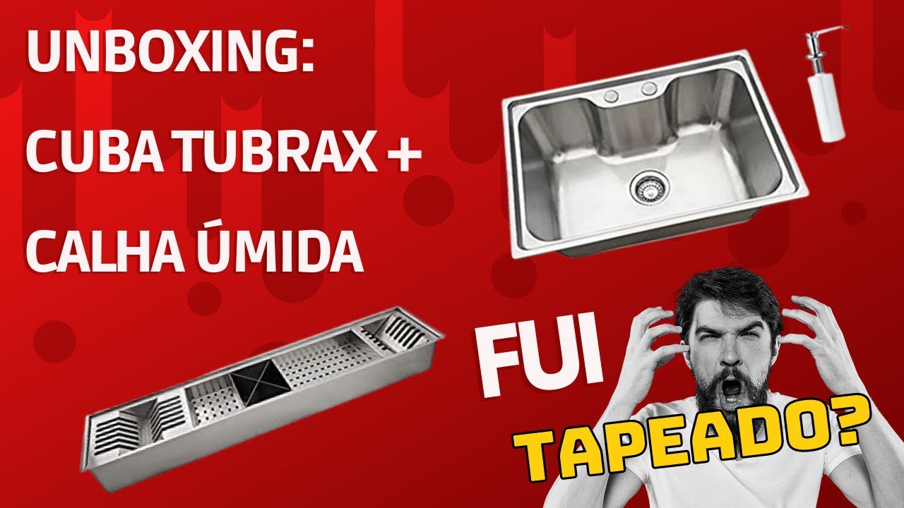 Unboxing: ​Cuba Tubrax + Calha Úmida - valeu a pena