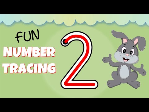 How to Write the Number 2 - Numbers for Kids
