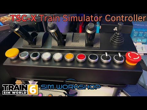 Sim Workshop TSC-X Train Simulator Controller Unboxing, First Impressions, and TSW6 Gameplay #ad