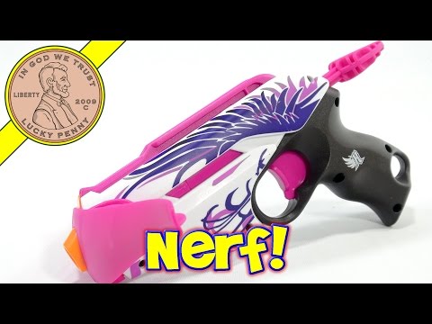 Nerf Rebelle Pink Crush Nerf Gun, Hasbro Toys Video