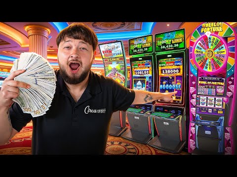 We're FIRING $5,000 Into Slot Machines At The Casino!