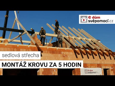 Montáž krovu za 5 hodin