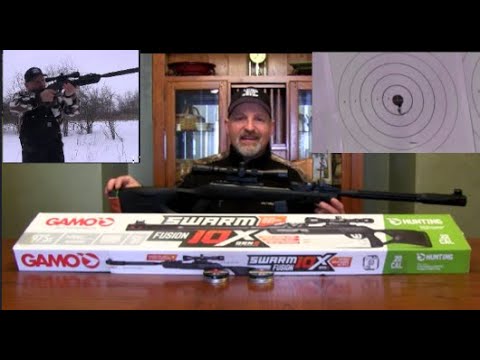 The Gamo Swarm Fusion 10X Gen2 pellet gun review... ITS A HOMERUN !!  GAMO PELLET GUNS