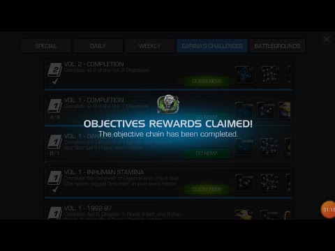 MCOC CARINA'S CHALLENGES VOL 2 TIPS