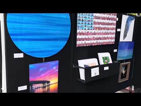 How to set up an art show booth