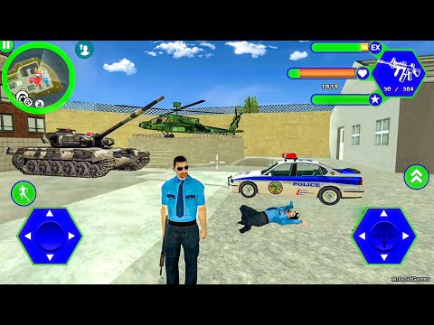 Miami Police Crime Vice Simulator - Tank and Helicopter - Android Gameplay