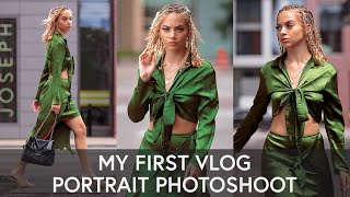 My First Vlog | Portrait Photography Photoshoot | Day In The Life | GRWM | Columbus Ohio