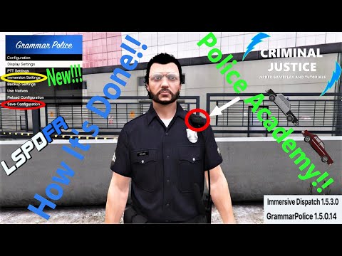 How To Install Grammar Police And Immersive Dispatch! | Police Academy! | #criminaljusticeyoutube