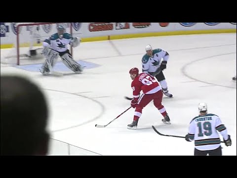 2010 Playoffs: SJ @ Det - Game 4 Highlights (Franzen 6 Points)