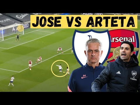 HOW MOURINHO EXPOSED ARTETA'S MIDFIELD: TOTTENHAM 2-0 ARSENAL TACTICAL ANALYSIS 2020