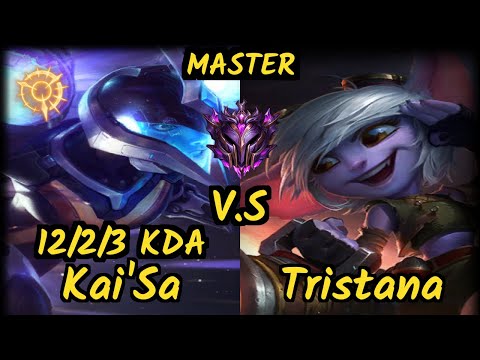 brTT (KAI'SA) vs TRISTANA - 12/2/3 KDA BOTTOM ADC GAMEPLAY - BR Ranked MASTER