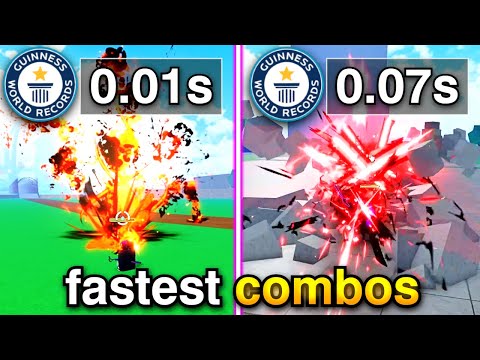 I Bounty Hunted With the World's FASTEST Combos In Blox Fruits!