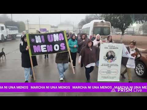 MARCHA DE NI UNA MENOS EN SAN FCO DEL CHAÑAR 