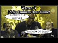 Eminem receives high praise from Warren G on Drink Champs.