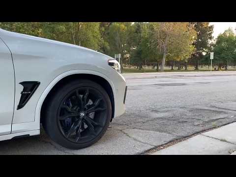 2020 BMW X3M Competition with Akrapovic muffler and midpipe
