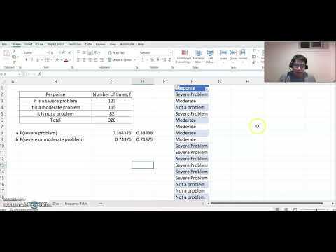 MAT 209 Lesson 6-1 Constructing empirical probability table using Pivot and solve its probability