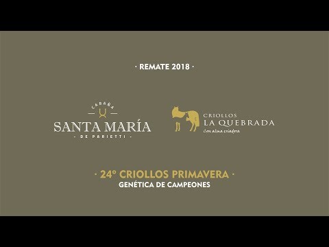 24º Criollos Primavera 2018 | Cabaña Santa María de Parietti