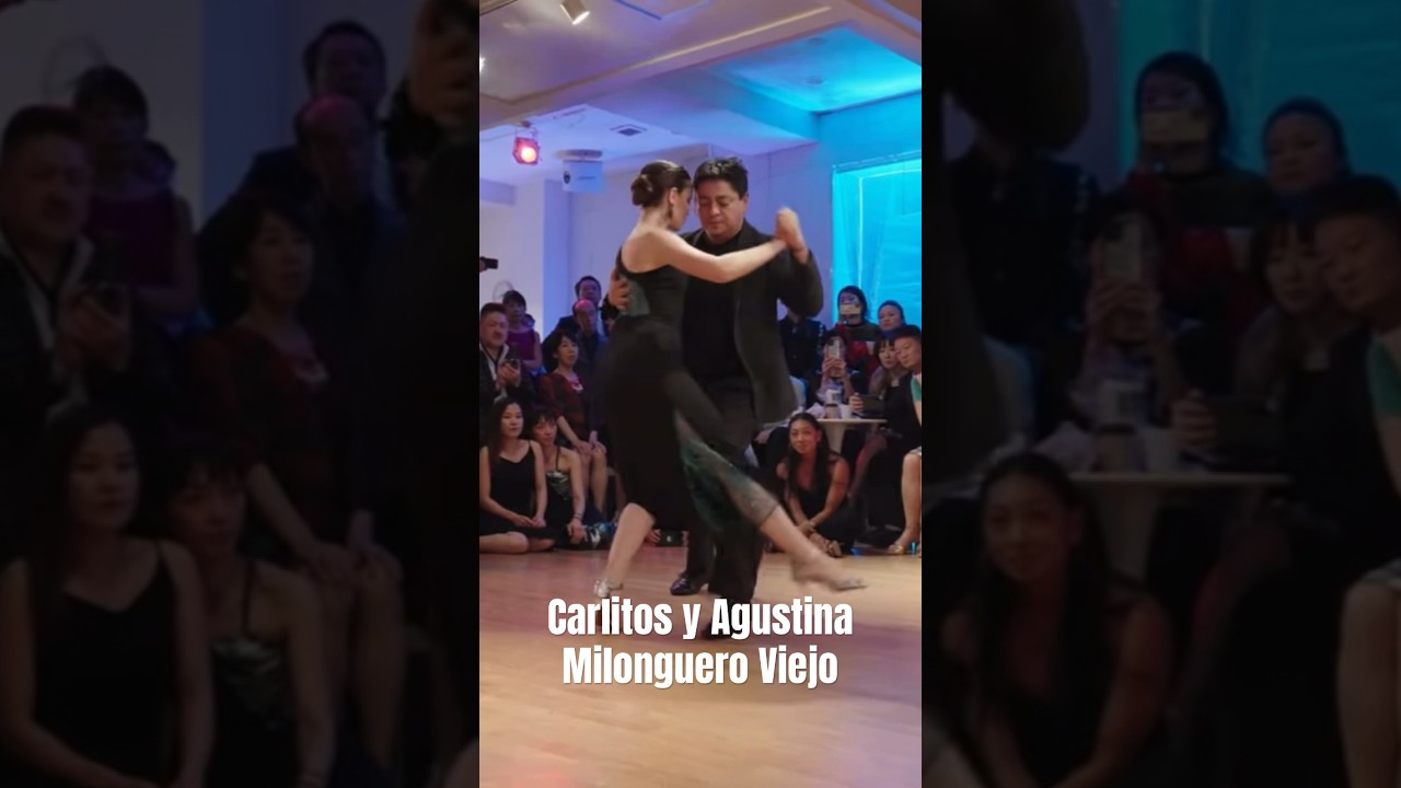 Carlitos & Agustina Milonguero Viejo Argentine Tango Performance #アルゼンチンタンゴ パフォーマンス #tango #shorts
