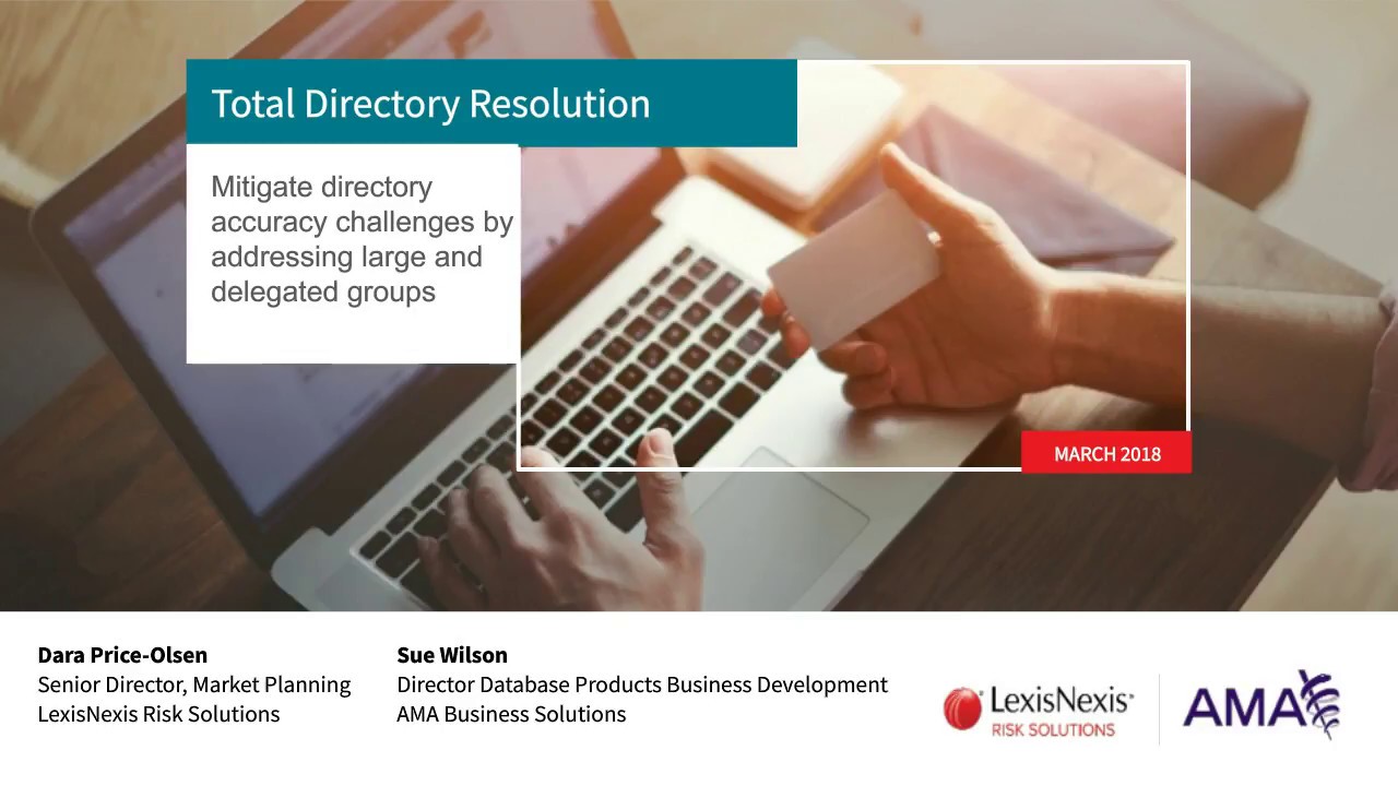 Total Provider Directory Resolution | LexisNexis Risk Solutions