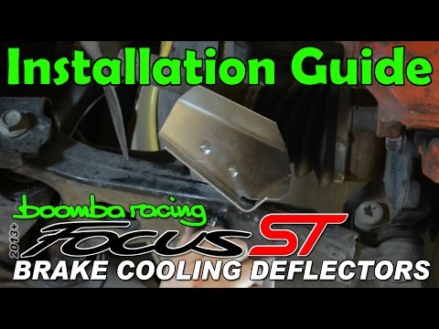Into & How to Install | Boomba Brake Cooling Deflectors for '13+ Ford Focus ST