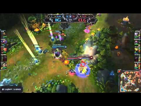 LoL | Season Two World Championship Playoffs  2012 | Game #2 | iG vs CLG.NA Highlights