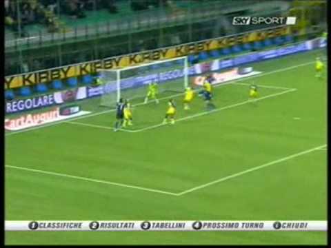 INTER-CHIEVO VERONA 4-2 SERIE A 16° GIORNATA 14/12/08