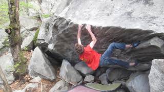 Video thumbnail of La pioche, 7b+. Cresciano