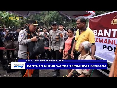 POLRI SALURKAN 4 TON BANTUAN LOGISTIK KE FLORES NTT