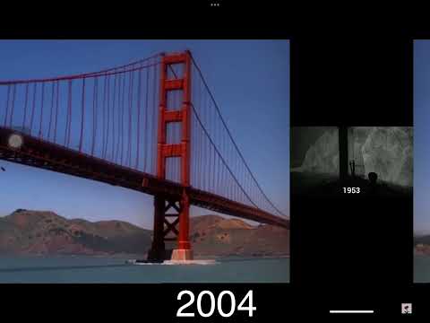 Evolution of golden  gate bridge