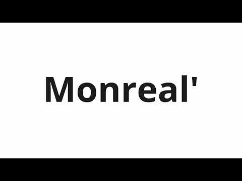 How to pronounce Monreal' | Монреаль (Montreal in Russian)