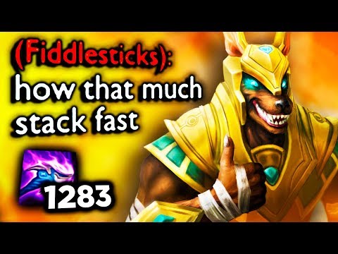WTF?! 500 stacks at lvl 6 Nasus?? This bug is hilarious.